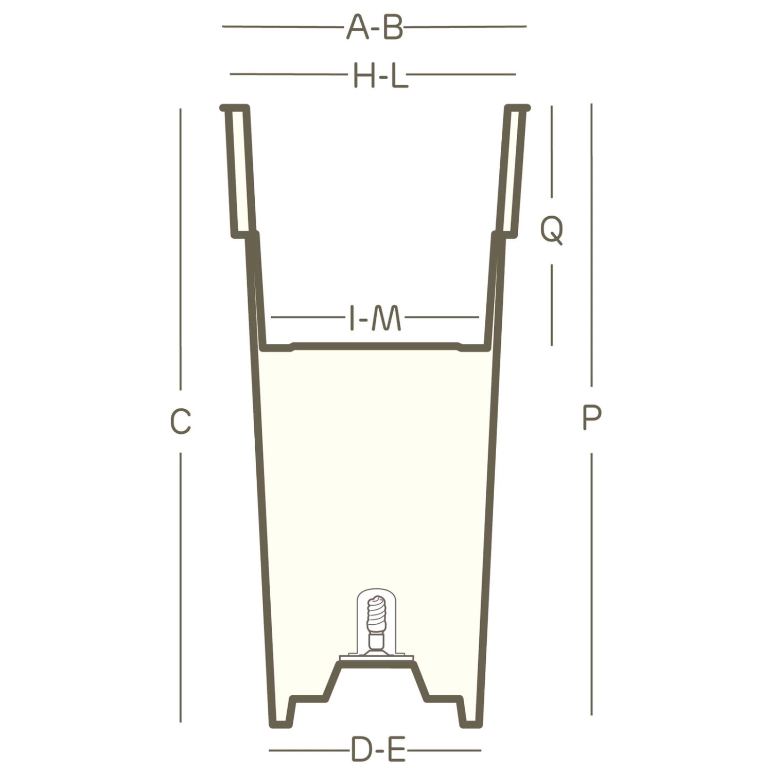 Pflanzkübel "Duo Quadro" Mit Pflanzeinsatz, Taupe, 37 Cm, Erdvol. 69 L 2 Pflanzkübel "Duo Quadro" Mit Pflanzeinsatz, Taupe, 37 Cm, Erdvol. 69 L – Bild 2