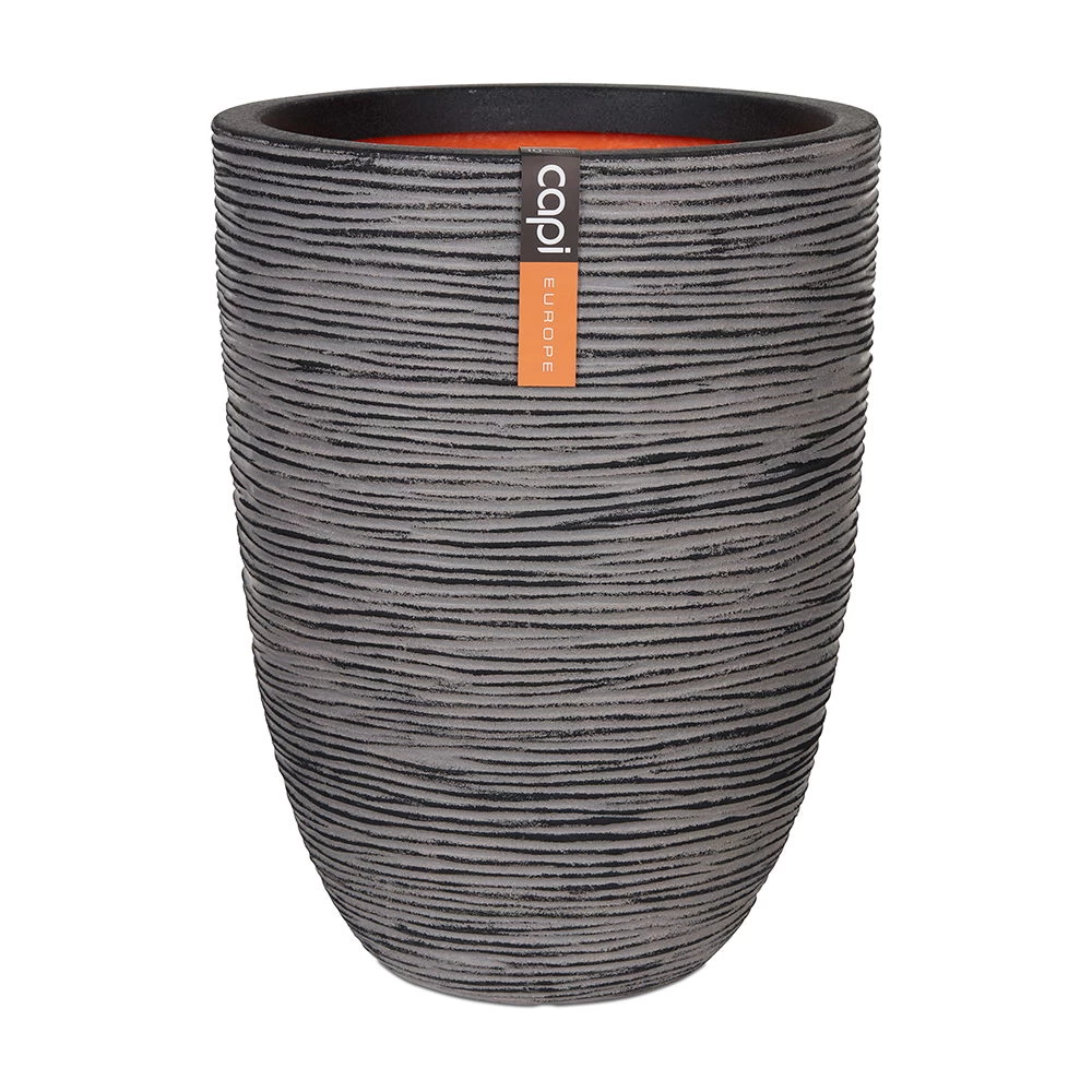 Pflanzvase Rib Bella, Anthrazit, Ø 36 X H 47 Cm 1 Pflanzvase Rib Bella, Anthrazit, Ø 36 X H 47 Cm