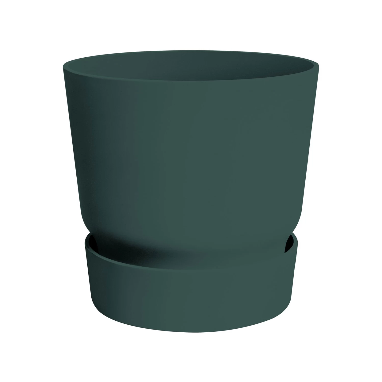 Pflanzgefäß „Greenville Round 25“ In Leaf Green Von Elho 1 Pflanzgefäß „Greenville Round 25“ In Leaf Green Von Elho