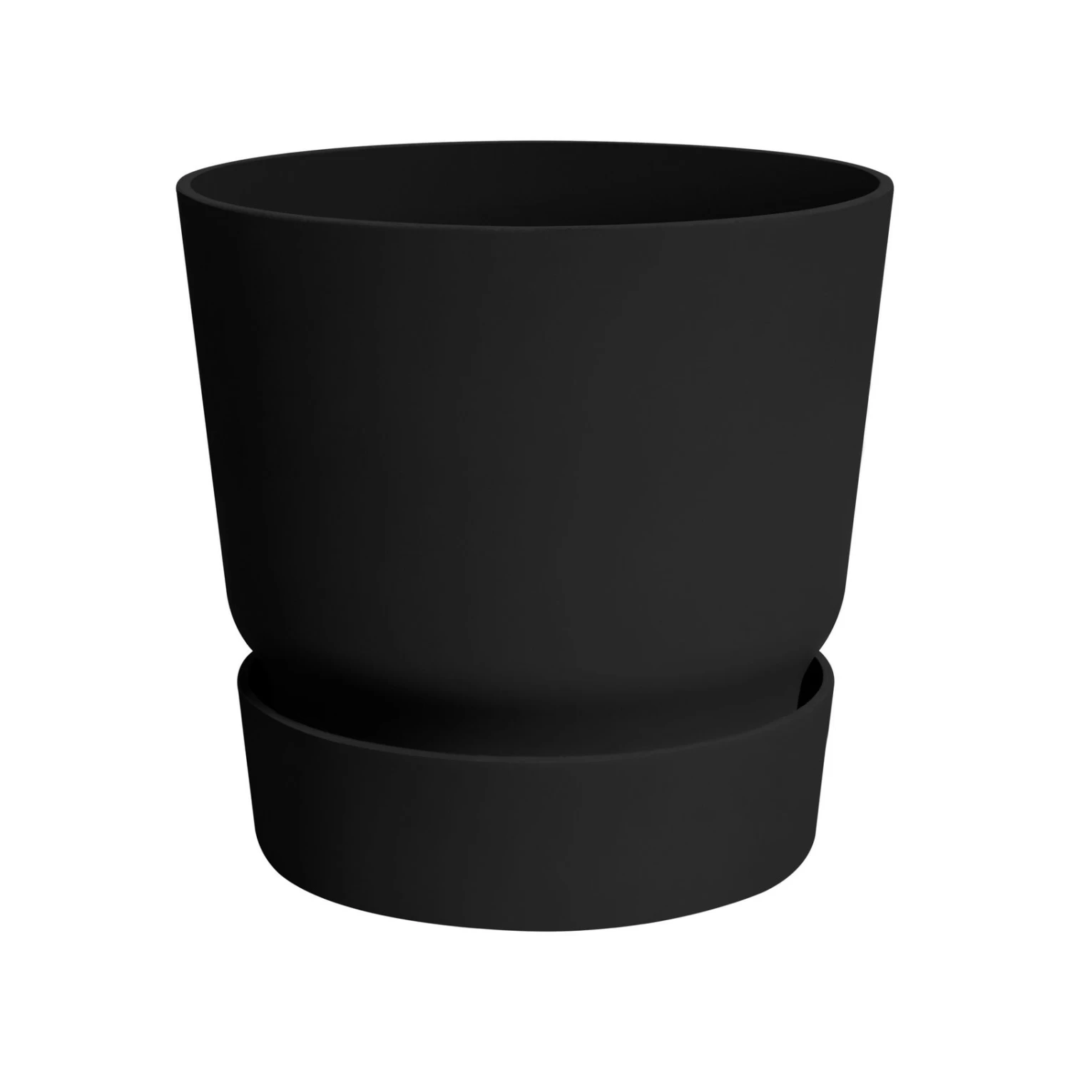 Pflanzgefäß „Greenville Round 25“ In Living Black Von Elho 1 Pflanzgefäß „Greenville Round 25“ In Living Black Von Elho