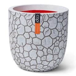 Pflanzgefäß 'Clay', Elfenbein