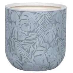 Pflanzgefäß 'Chester 08', Hellgrau