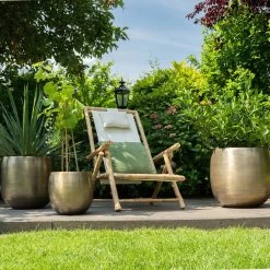 Pflanzgefäß 'Rowen', Gold, Ø 42 X H 41 Cm 12 Pflanzgefäß 'Rowen', Gold, Ø 42 X H 41 Cm -Gartenbedarf Verkäufe 3210801621 3210801622 3210801623 Pflanzgefaess Rowen gold 3 114984