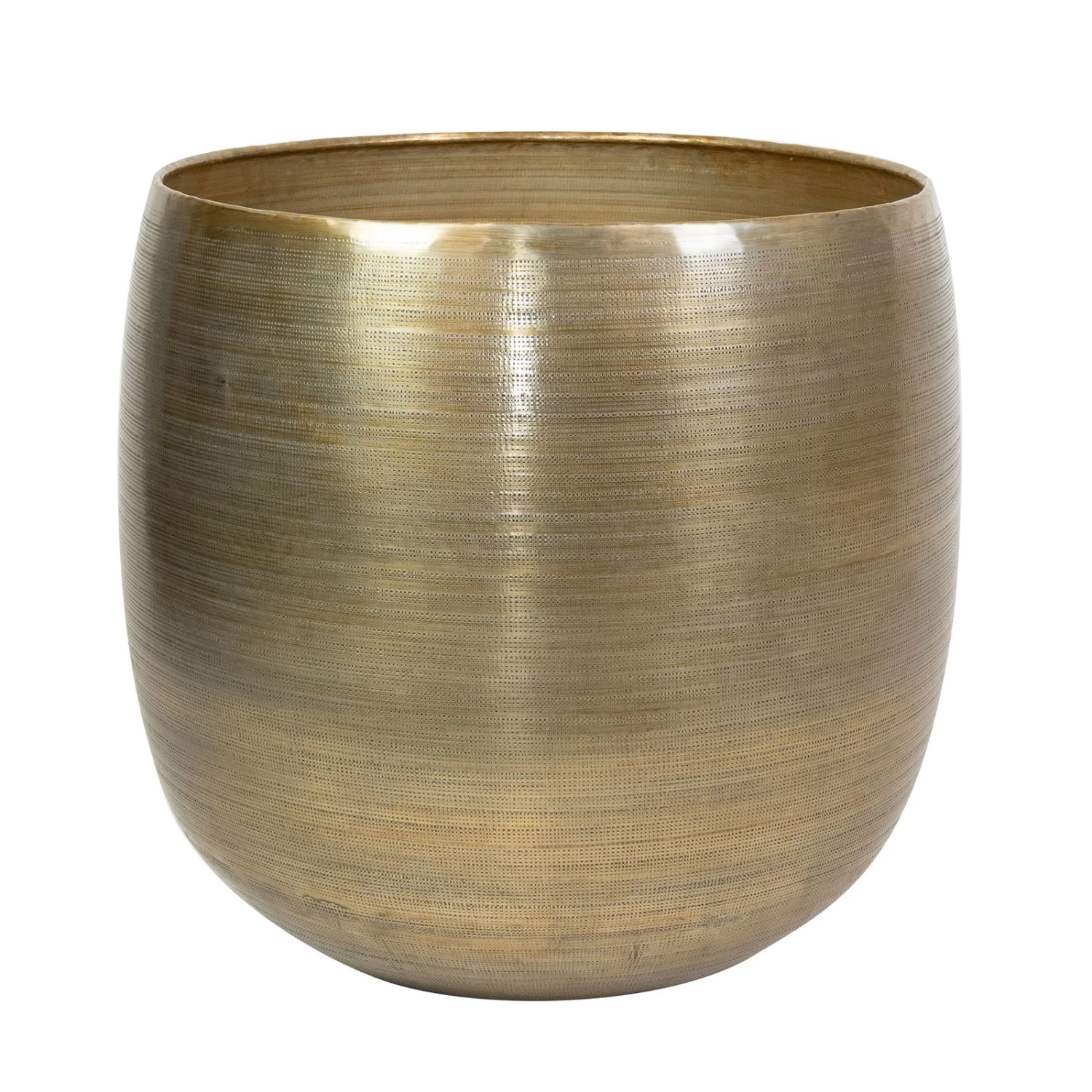 Pflanzgefäß 'Rowen', Gold, Ø 42 X H 41 Cm 2 Pflanzgefäß 'Rowen', Gold, Ø 42 X H 41 Cm – Bild 2