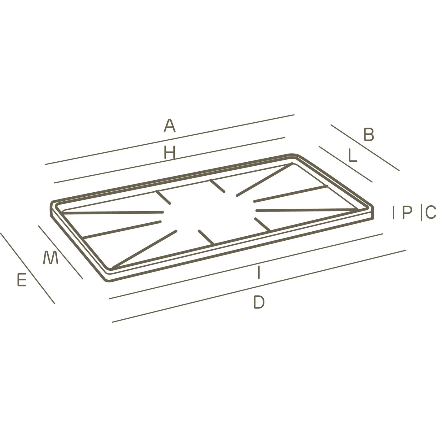 Euro 3 Plast Untersetzer "Millerighe" Terra, 60 Cm 2 Euro 3 Plast Untersetzer "Millerighe" Terra, 60 Cm – Bild 2