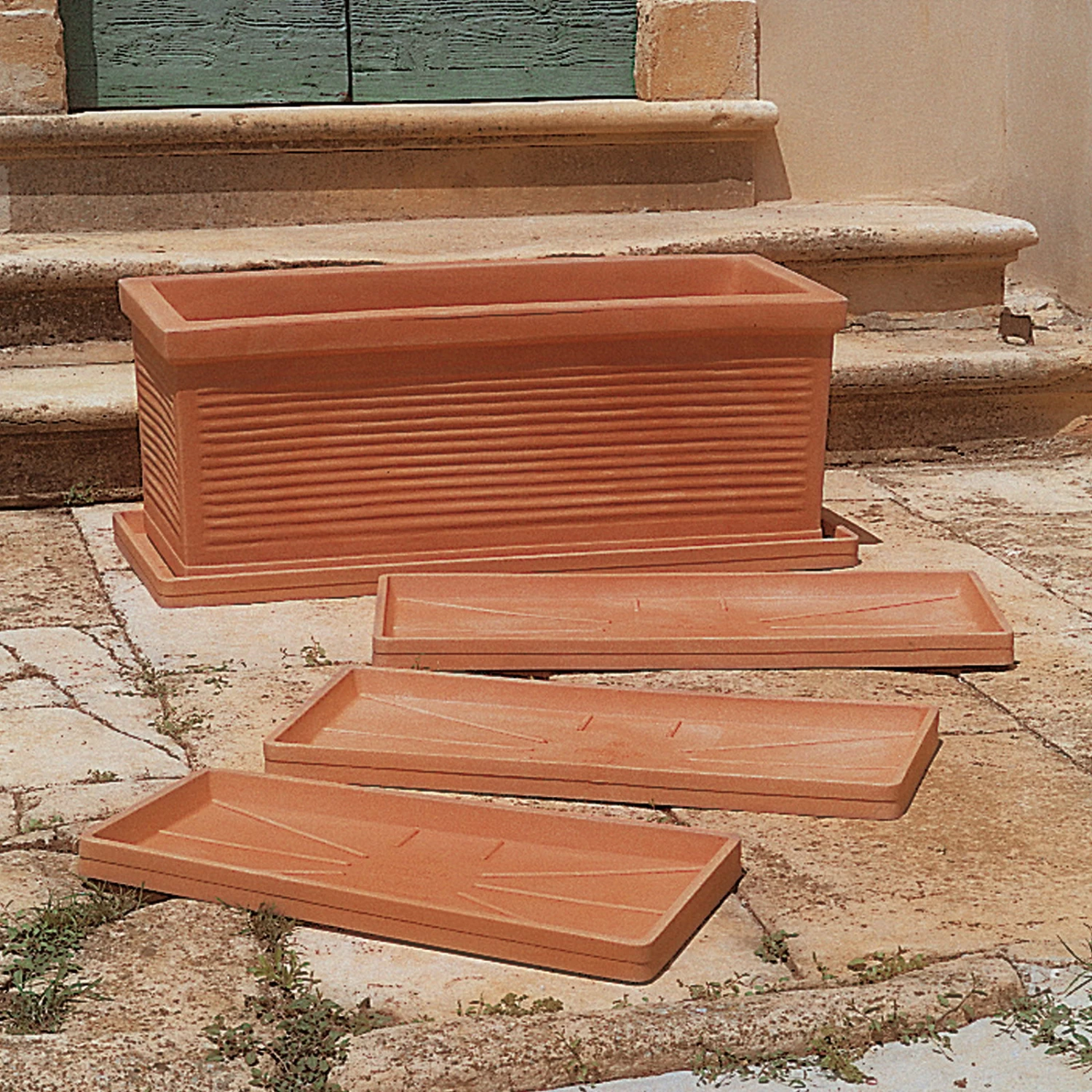 Euro 3 Plast Untersetzer "Millerighe" Terra, 60 Cm 1 Euro 3 Plast Untersetzer "Millerighe" Terra, 60 Cm