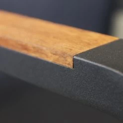 Best Stapelsessel "Paros" Mit Teak-Armlehnen, Filigran, Rostfrei, Komfortabel -Gartenbedarf Verkäufe 3910302346 Stapelsessel Paros m Teak Armlehnen weiss grau 3 59581