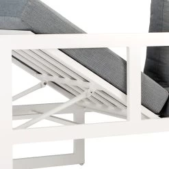 Best Loungeset "Rhodos" 3tlg. Weiß, Modernes Design, Komfortabel, Groß 6 Best Loungeset "Rhodos" 3tlg. Weiß, Modernes Design, Komfortabel, Groß -Gartenbedarf Verkäufe 3910302348 Loungeset Rhodos 3tlg weiss Auflagen grau 2 2 59577