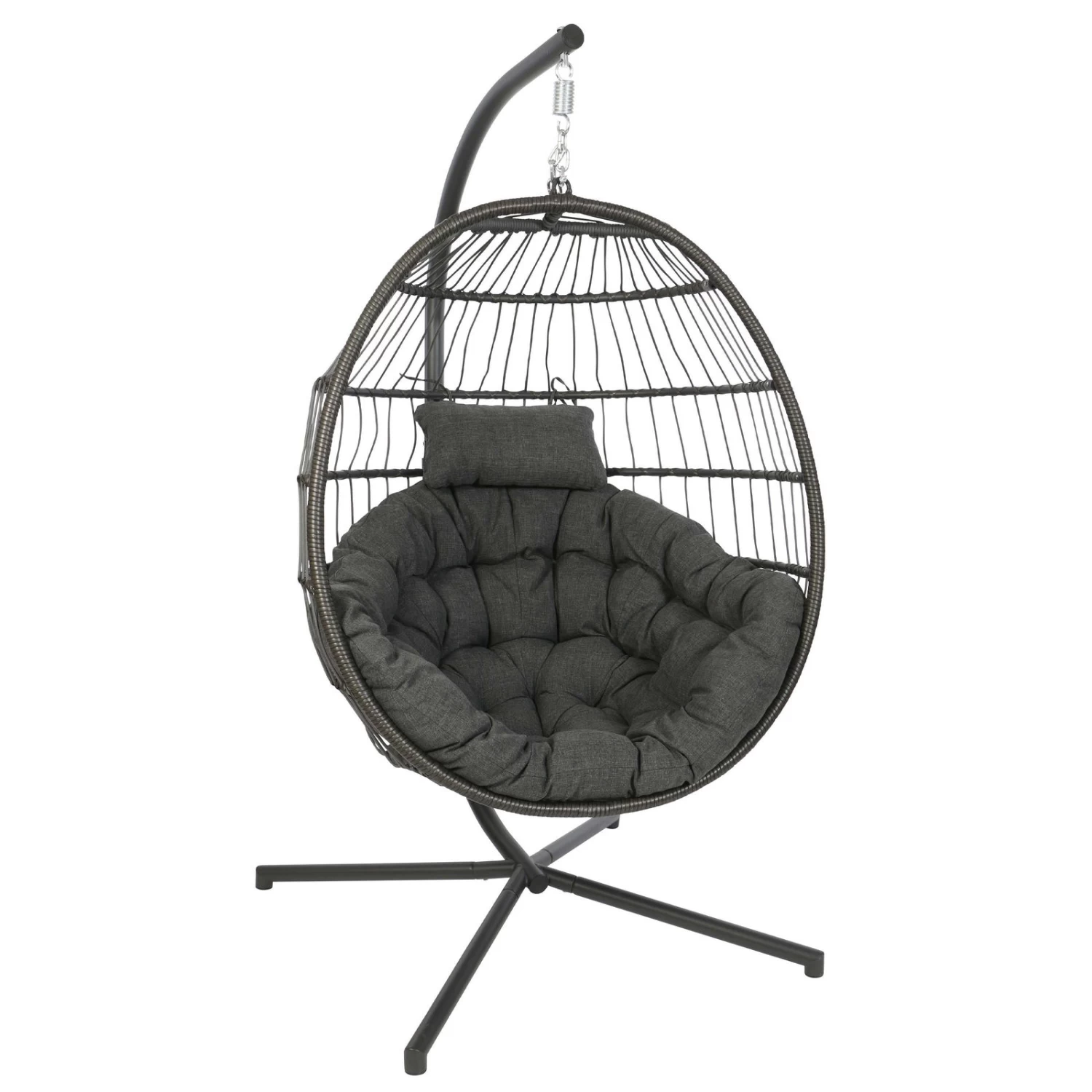 Hängesessel Meran, Kunstrattan, Alurahmen, Faltbar, 128 X 95 X 95 Cm 1 Hängesessel Meran, Kunstrattan, Alurahmen, Faltbar, 128 X 95 X 95 Cm