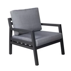 4-teilige Lounge-Gruppe 'Piazza', Tisch Mit Glasplatte, Inklusive Auflagen 10 4-teilige Lounge-Gruppe 'Piazza', Tisch Mit Glasplatte, Inklusive Auflagen -Gartenbedarf Verkäufe 3910302532 Alu Loungergruppe Piazza 4tlg schwarz inkl Kissen grau Tisch mit Glasplatte4 74481