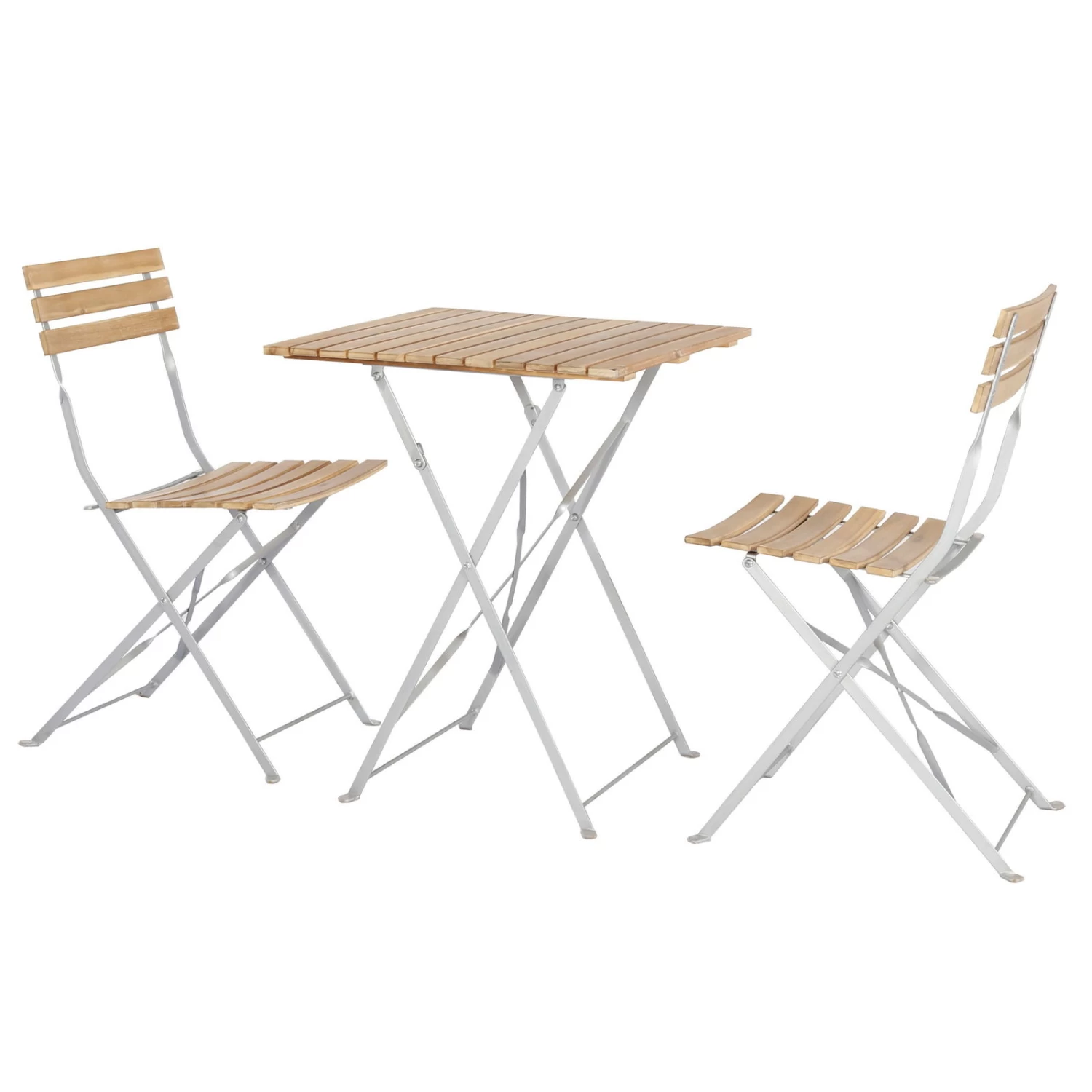 Biergartenset 'Sheffield', 3tlg., Silber/natur 1 Biergartenset 'Sheffield', 3tlg., Silber/natur