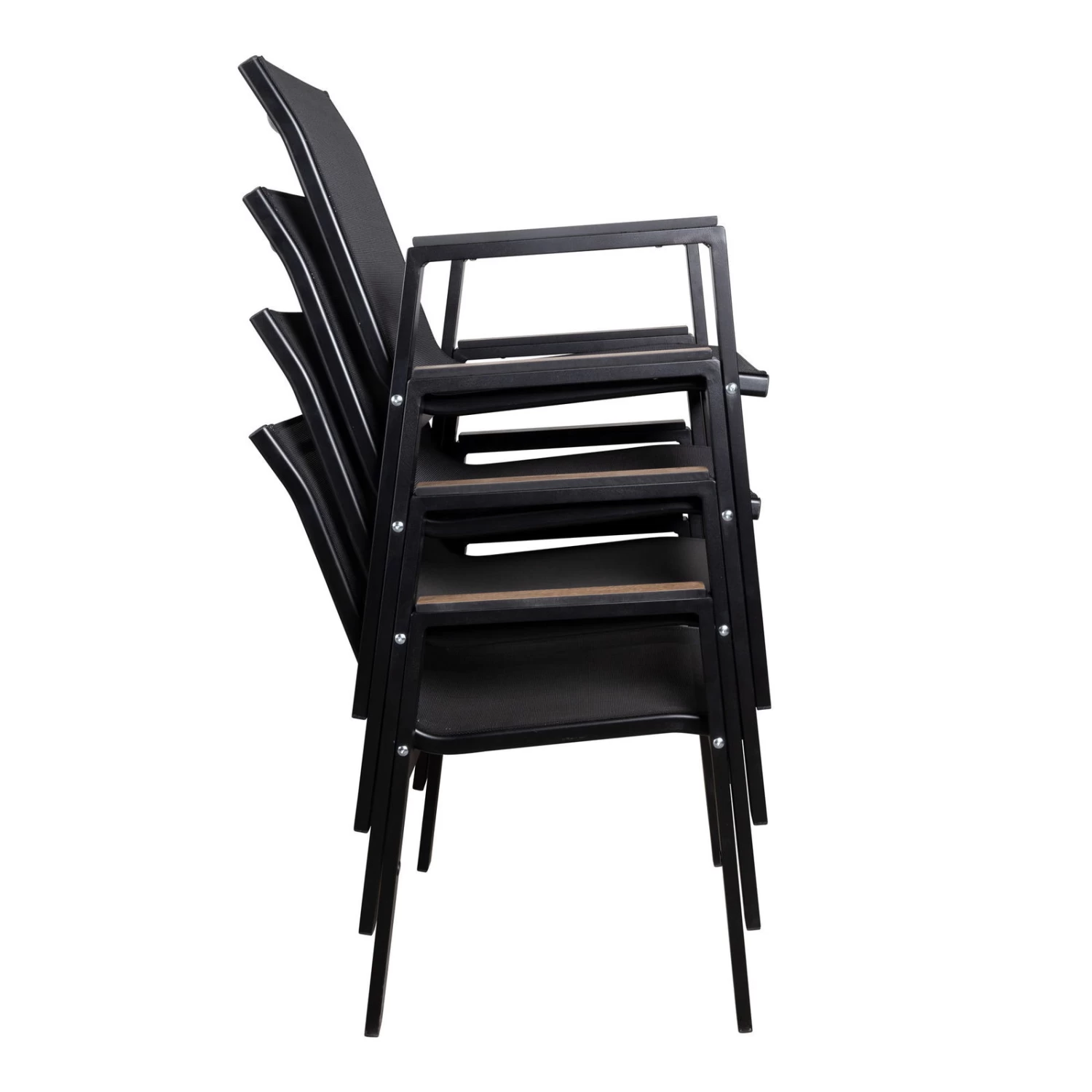 Stapelsessel, Schwarz, Ca. 86 X 66 X 56 Cm 5 Stapelsessel, Schwarz, Ca. 86 X 66 X 56 Cm – Bild 5