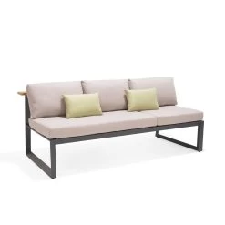 Dining-Bank 'Jimmy', 3-Sitzer, Grau, Ca. 191 X 89 X 75 Cm 17 Dining-Bank 'Jimmy', 3-Sitzer, Grau, Ca. 191 X 89 X 75 Cm -Gartenbedarf Verkäufe 3910302713 Dining Bank Jimmy 3 Sitzer inkl Auflagen 4 121611