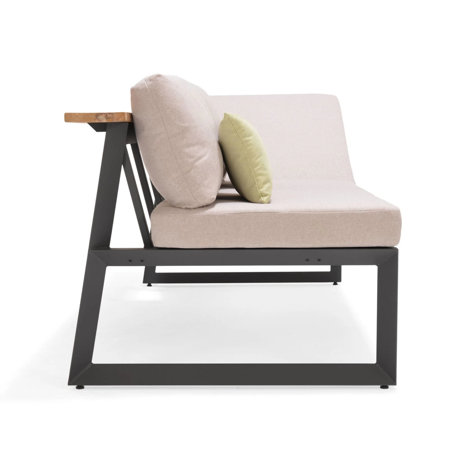 Dining-Bank 'Jimmy', 3-Sitzer, Grau, Ca. 191 X 89 X 75 Cm 5 Dining-Bank 'Jimmy', 3-Sitzer, Grau, Ca. 191 X 89 X 75 Cm – Bild 5