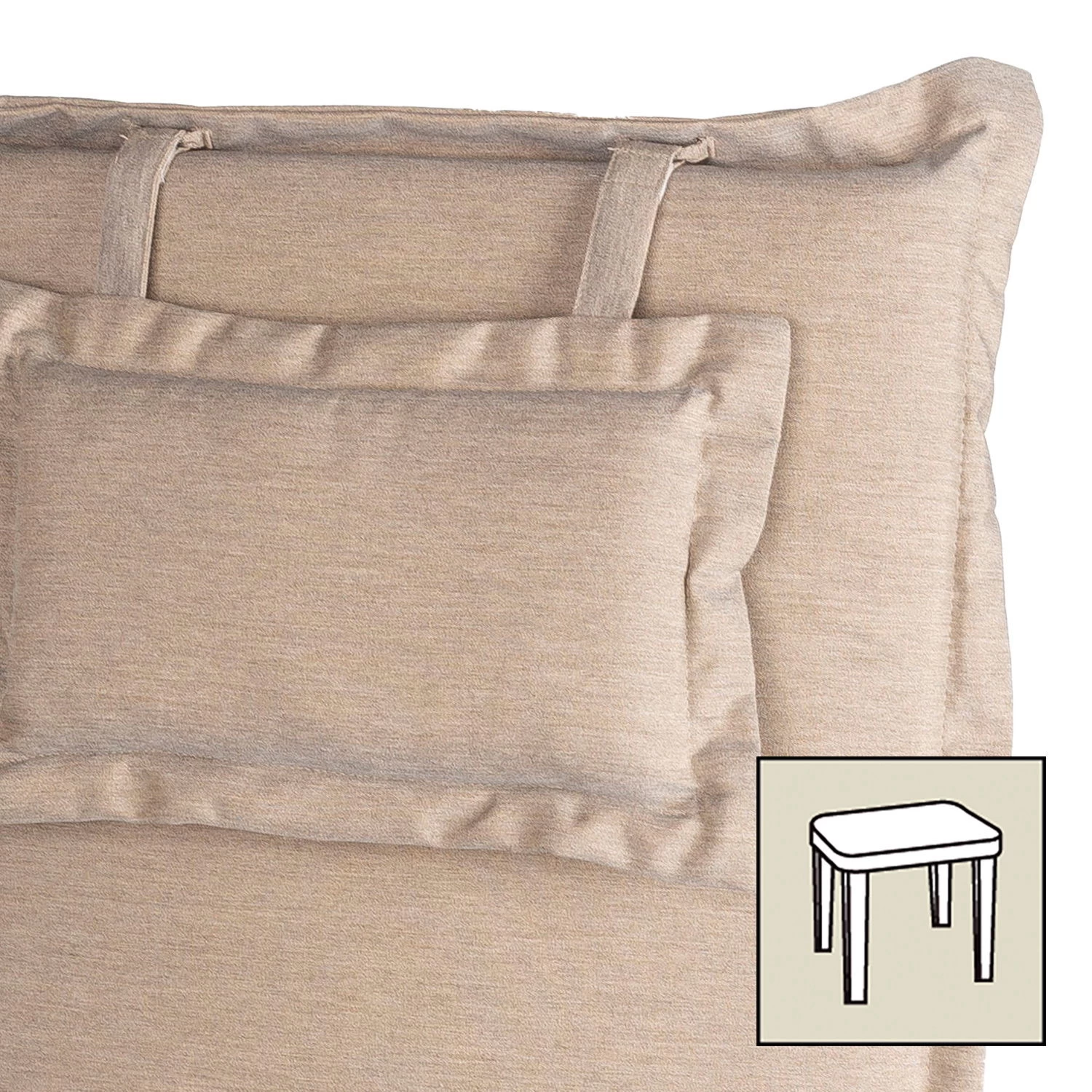 Stuhlauflage Vigore 60 Grau/braun Meliert, Ø Ca. 39 Cm 1 Stuhlauflage Vigore 60 Grau/braun Meliert, Ø Ca. 39 Cm