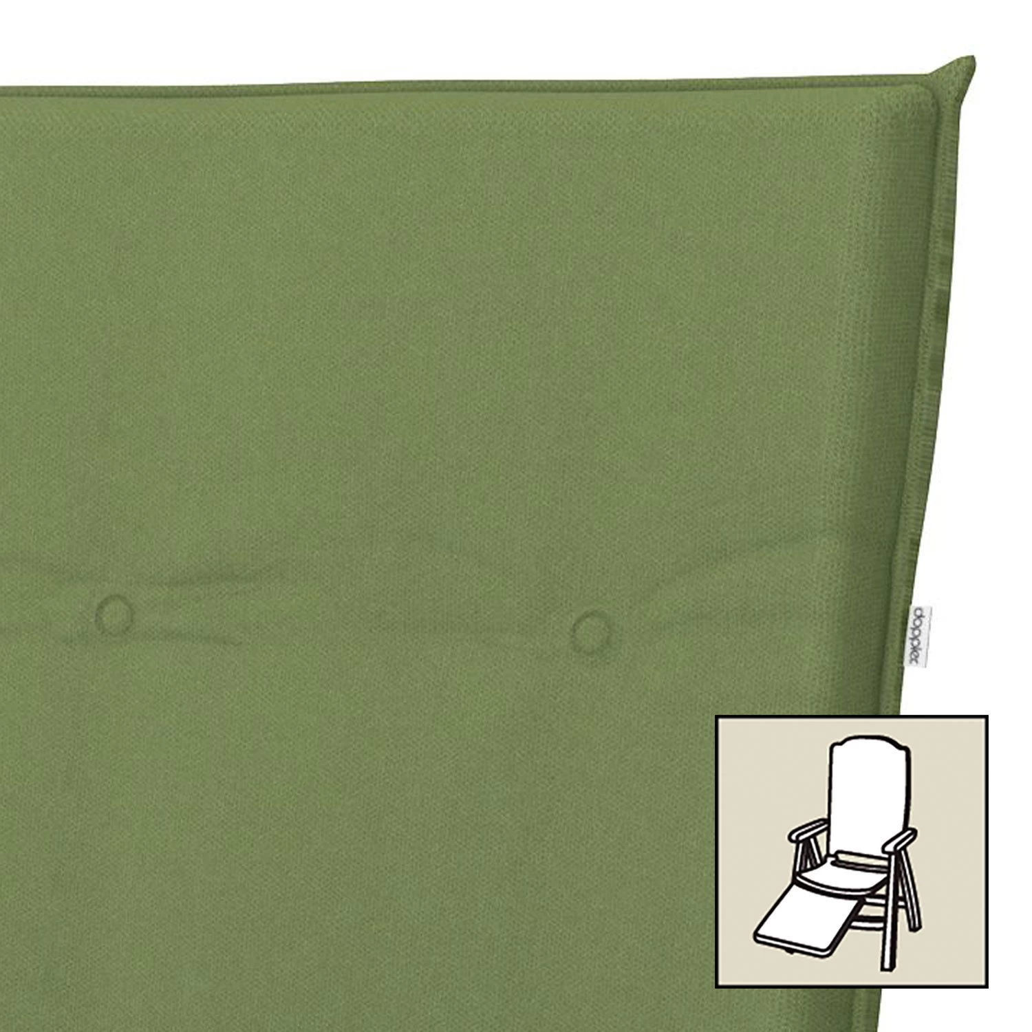 Doppler Relaxauflage '8041', Grün, Ca. 170 X 48 X 6 Cm, 100 % Dralon 1 Doppler Relaxauflage '8041', Grün, Ca. 170 X 48 X 6 Cm, 100 % Dralon