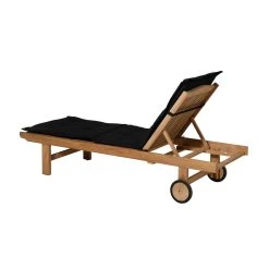 Madison Liegenauflage 'Panama', Schwarz, Ca. 200 X 60 Cm -Gartenbedarf Verkäufe 3910408900 Liegenauflage Panama Black 3 97654