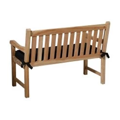 Madison Bankauflage 'Panama', Schwarz, Ca. 120 X 48 Cm -Gartenbedarf Verkäufe 3910409001 Bankauflage Panama Black 1 97582