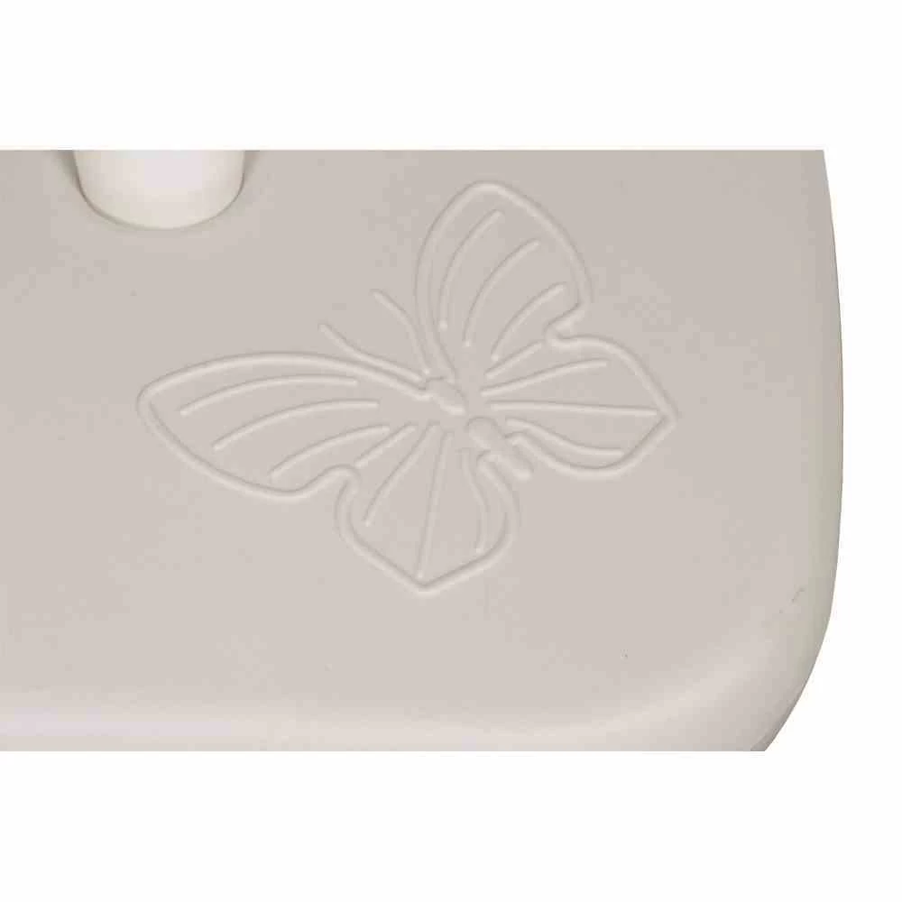 Kunststoff-Schirmständer, Weiß 3 Kunststoff-Schirmständer, Weiß – Bild 3