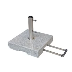 Kölle Trolley Granit-Schirmständer, 45 X 45 Cm, 40 Kg, Mit Rollen