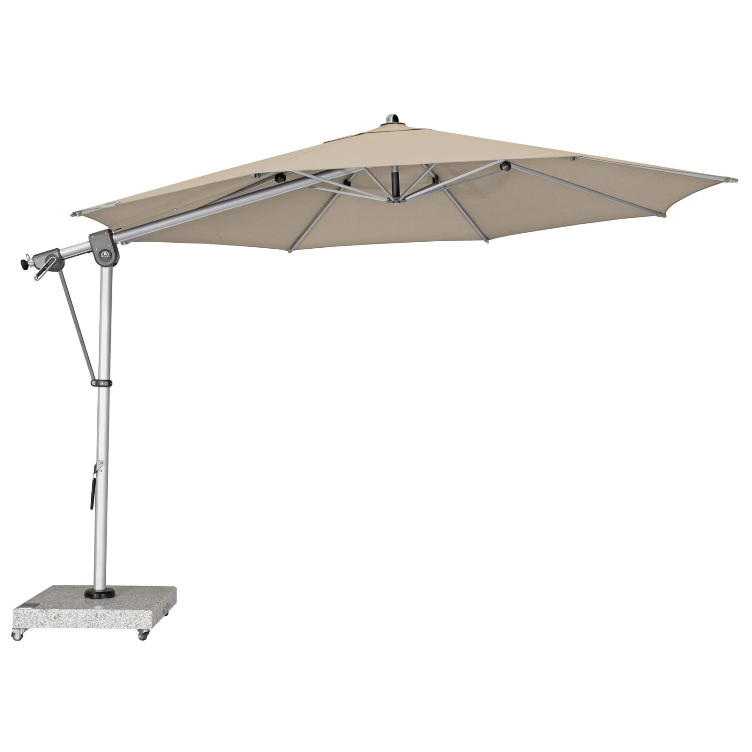 Doppler Pendelschirm 'Expert 350', Ø 350 Cm, Sand 2 Doppler Pendelschirm 'Expert 350', Ø 350 Cm, Sand – Bild 2