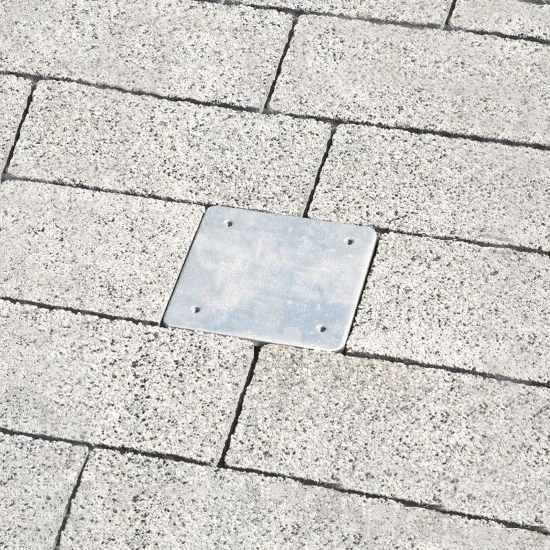 Bodenanker Für Ampelschirme Rhodos Eco, Silbergrau, 40 X 16 X 16 Cm 2 Bodenanker Für Ampelschirme Rhodos Eco, Silbergrau, 40 X 16 X 16 Cm – Bild 2