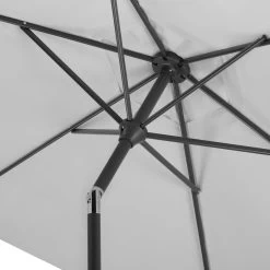 Mittelstockschirm 'Bilbao', Ø Ca. 220 Cm 14 Mittelstockschirm 'Bilbao', Ø Ca. 220 Cm -Gartenbedarf Verkäufe 3910503139 Sonnenschirm Bilbao silbergrau 4 90410