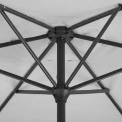 Mittelstockschirm 'Bilbao', Ø Ca. 220 Cm 13 Mittelstockschirm 'Bilbao', Ø Ca. 220 Cm -Gartenbedarf Verkäufe 3910503139 Sonnenschirm Bilbao silbergrau 7 90409