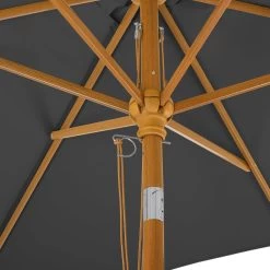 Mittelstockschirm 'Malaga', Ca. 300 X 200 Cm -Gartenbedarf Verkäufe 3910503159 Sonnenschirm Malaga anthrazit 7 90515