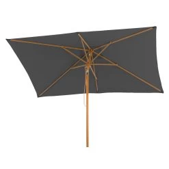 Mittelstockschirm 'Malaga', Ca. 300 X 200 Cm -Gartenbedarf Verkäufe 3910503159 Sonnenschirm Malaga anthrazit 8 90512