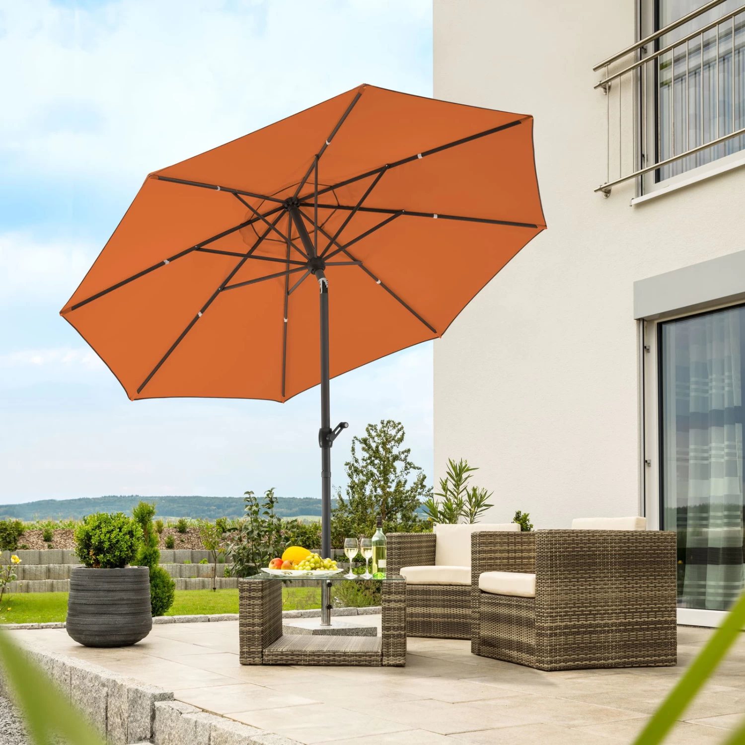 Schneider Sonnenschirm 'Adria', Ø 300 Cm 1 Schneider Sonnenschirm 'Adria', Ø 300 Cm