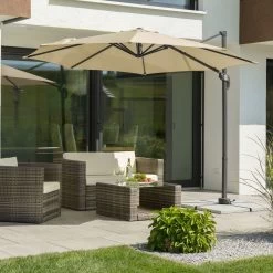 Sonnenschirm 'Rhodos Junior', Ø 300 Cm, Natur 20 Sonnenschirm 'Rhodos Junior', Ø 300 Cm, Natur -Gartenbedarf Verkäufe 3910503188 Sonnenschirm Rhodos Junior natur 5 92011