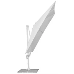 Pendelschirm 'Rhodos Twist Bianco', Ca. 300 X 300 Cm, Weiss -Gartenbedarf Verkäufe 3910503194 Sonnenschirm Rhodos Twist Bianco weiss 13 90624