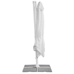 Pendelschirm 'Rhodos Twist Bianco', Ca. 300 X 300 Cm, Weiss -Gartenbedarf Verkäufe 3910503194 Sonnenschirm Rhodos Twist Bianco weiss 2 90626