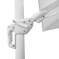 Pendelschirm 'Rhodos Twist Bianco', Ca. 300 X 300 Cm, Weiss -Gartenbedarf Verkäufe 3910503194 Sonnenschirm Rhodos Twist Bianco weiss 3 90628