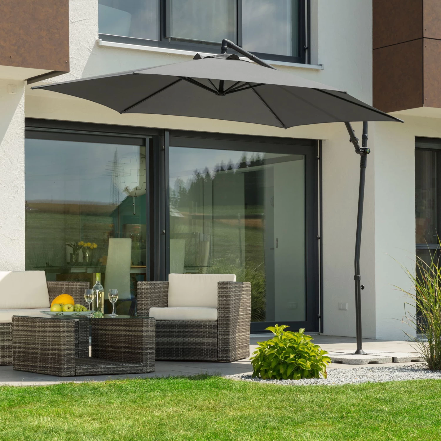 Pendelschirm, 'Genua', Ø Ca. 300 Cm 8 Pendelschirm, 'Genua', Ø Ca. 300 Cm – Bild 8