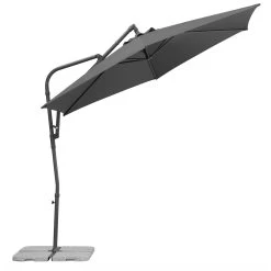 Pendelschirm, 'Genua', Ø Ca. 300 Cm 11 Pendelschirm, 'Genua', Ø Ca. 300 Cm -Gartenbedarf Verkäufe 3910503209 Ampelschirm Genua anthrazit 7 90696