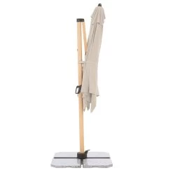 Pendelschirm 'Alu-Wood Ultra AX', Ca. 300 X 220 Cm, Natur -Gartenbedarf Verkäufe 3910503247 Pendelschirm Alu Wood Ultra AX 3 99025