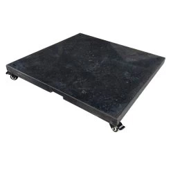 Granit-Sockel Für 'St. Tropez', Schwarz, 80 X 80 Cm, Ca. 120 Kg