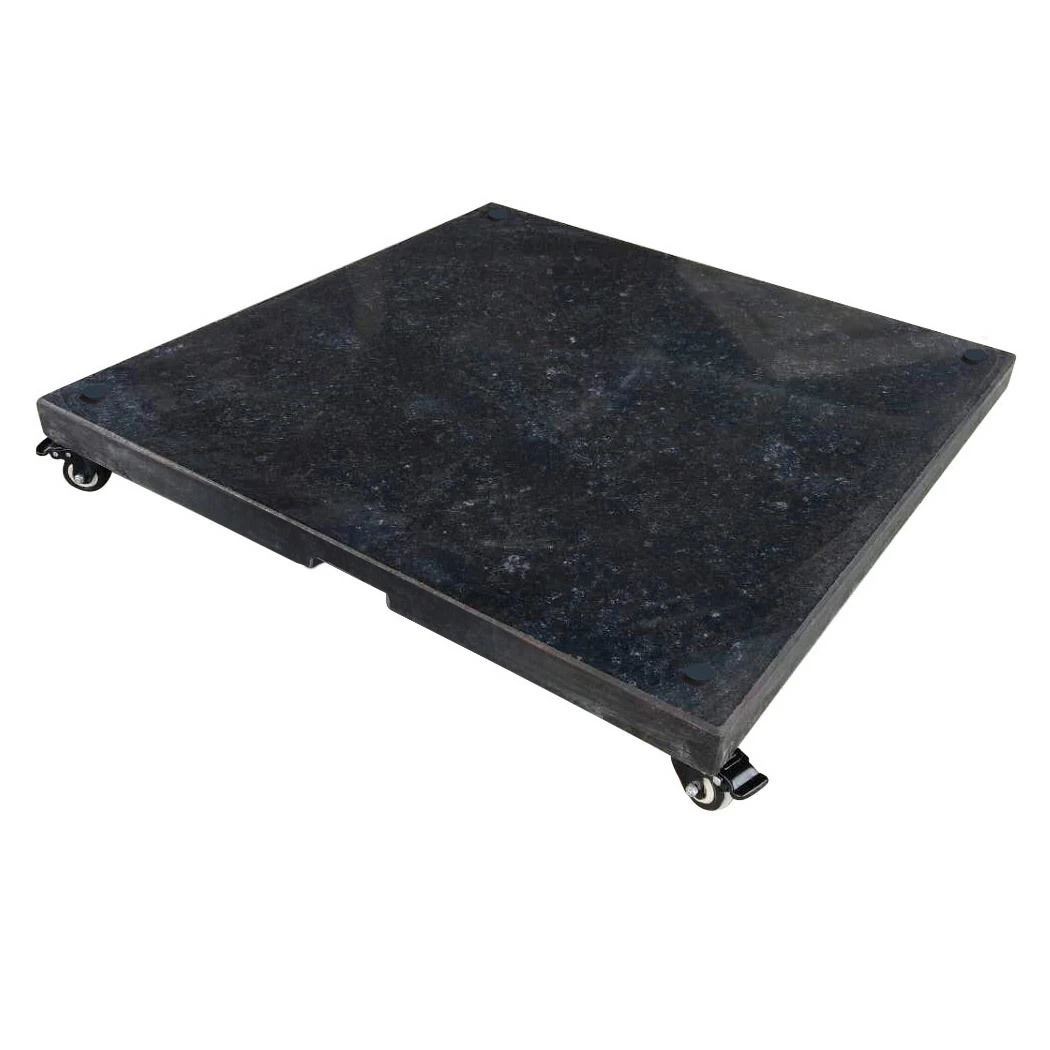 Granit-Sockel Für 'St. Tropez', Schwarz, 80 X 80 Cm, Ca. 120 Kg 1 Granit-Sockel Für 'St. Tropez', Schwarz, 80 X 80 Cm, Ca. 120 Kg