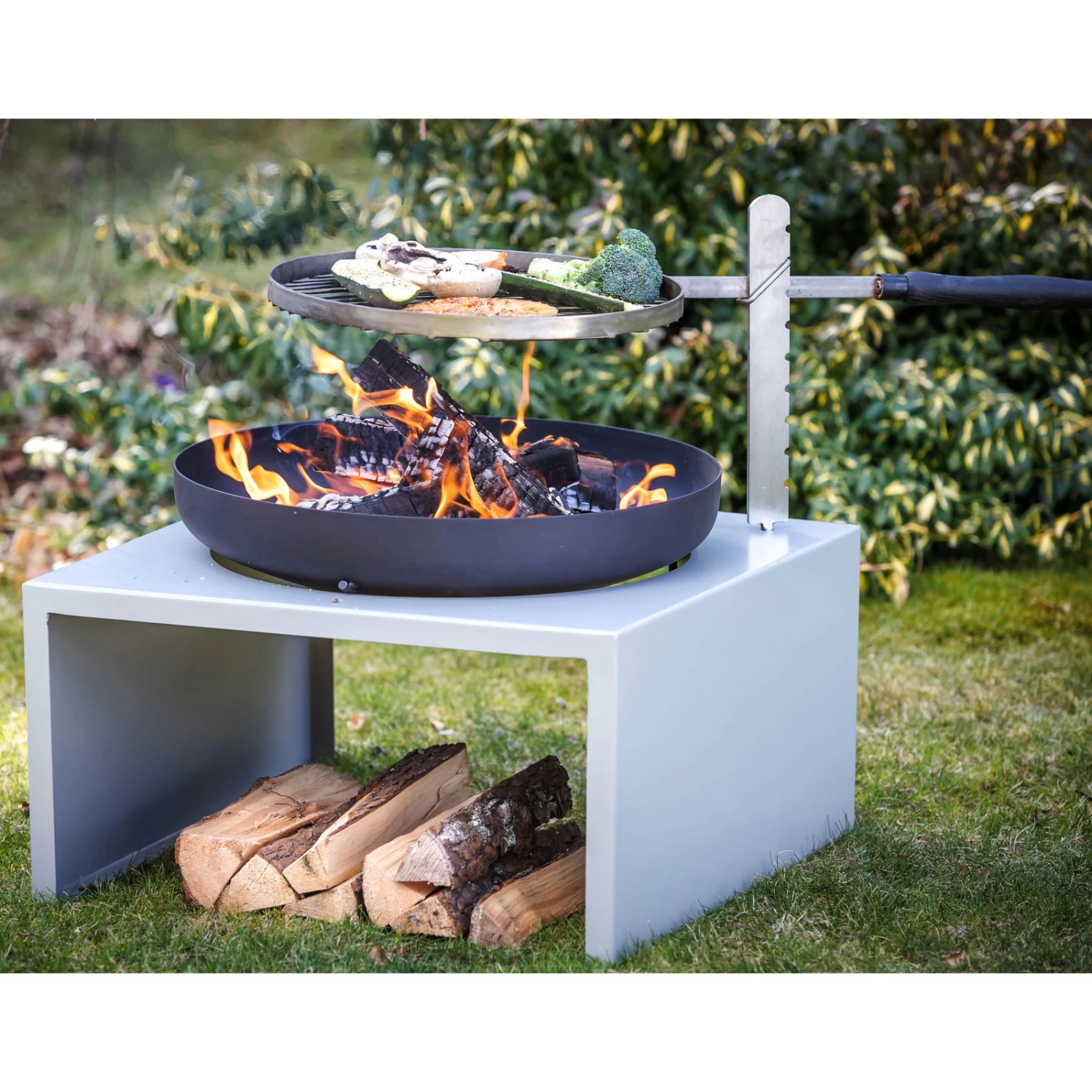 Feu Du Jardin Feuerschale "Moderne", Mit Grillfunktion, 21 Kg 3 Feu Du Jardin Feuerschale "Moderne", Mit Grillfunktion, 21 Kg – Bild 3