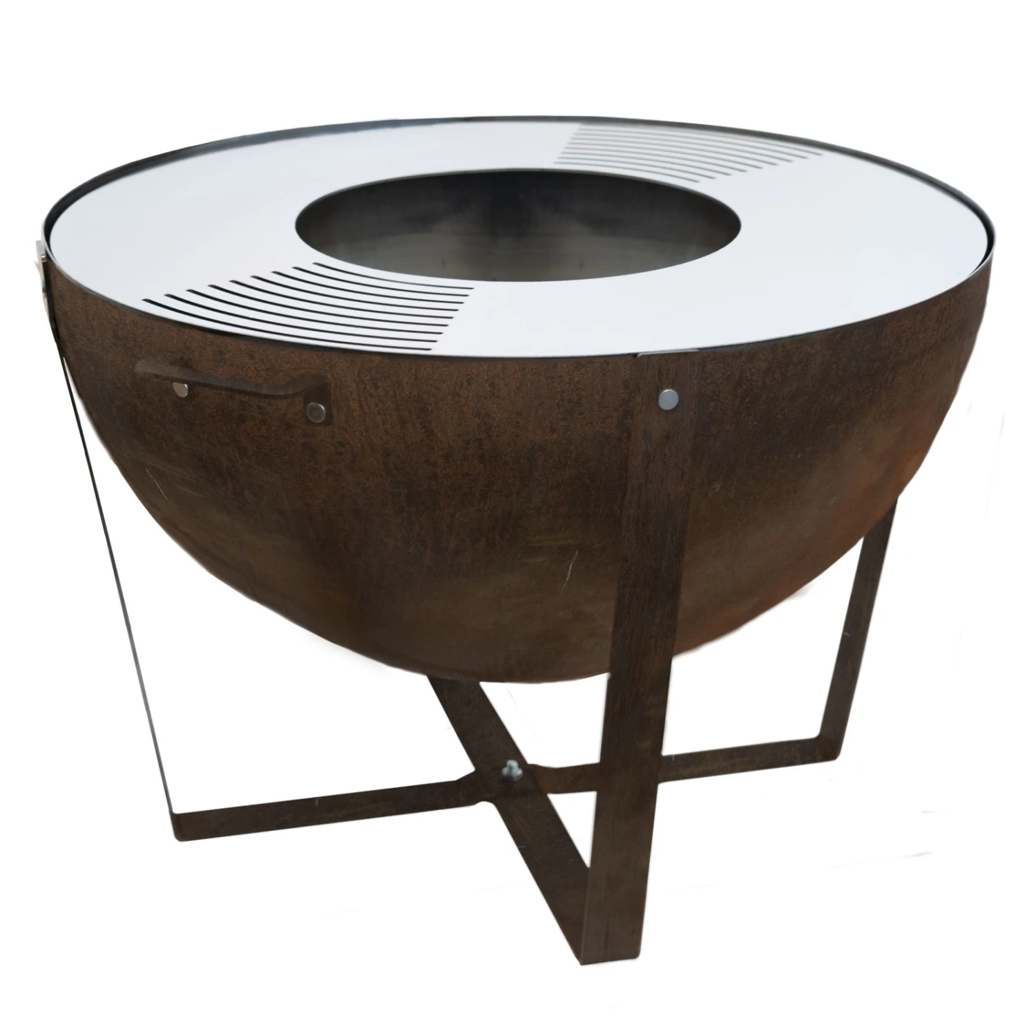 Feuerschale 'Dakota', Rostfarben, Ca. 60 X Ø 80 Cm 3 Feuerschale 'Dakota', Rostfarben, Ca. 60 X Ø 80 Cm – Bild 3