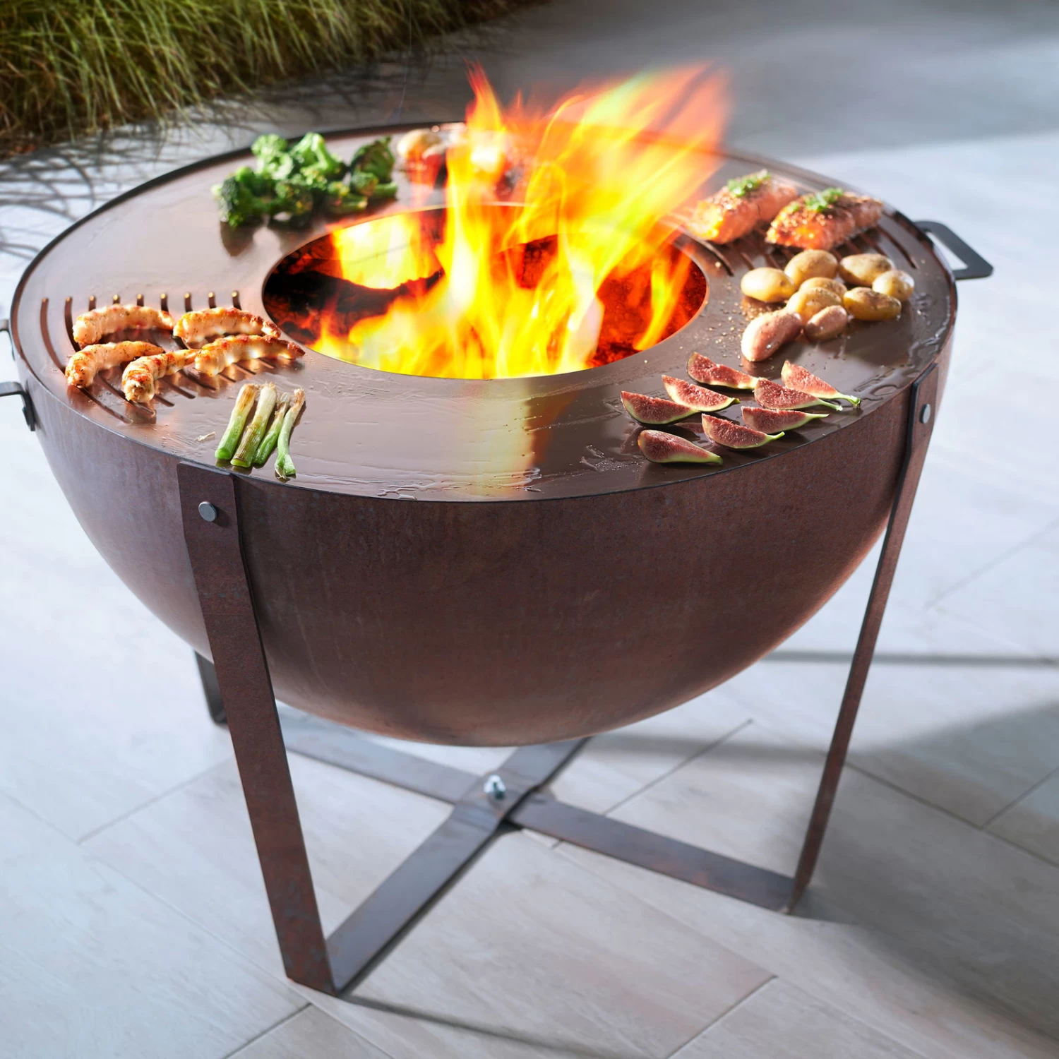 Feuerschale 'Dakota', Rostfarben, Ca. 60 X Ø 80 Cm 1 Feuerschale 'Dakota', Rostfarben, Ca. 60 X Ø 80 Cm