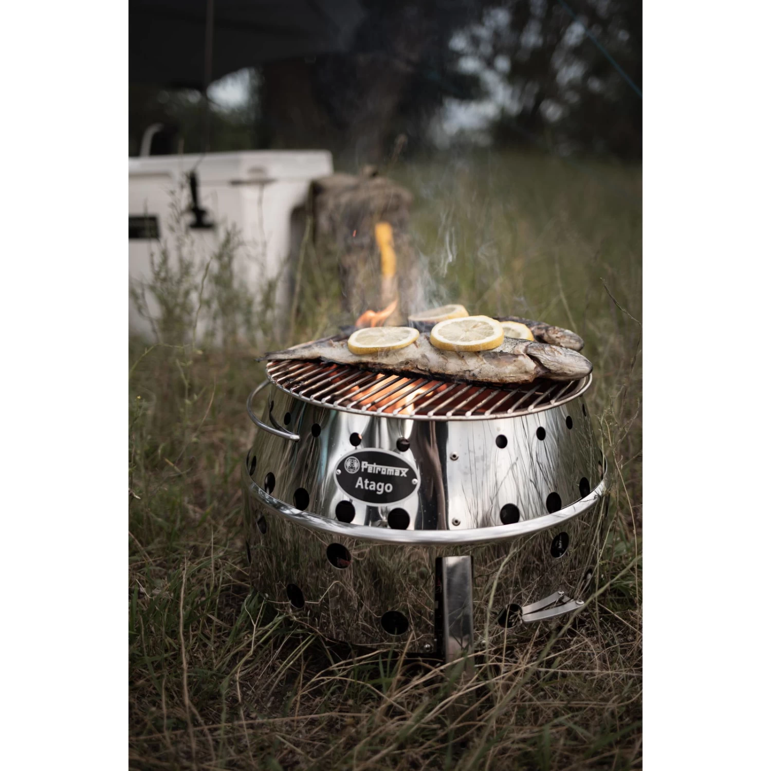 Holzkohlegrill Petromax Atago, Grau, Edelstahl, Ca. 28 X 40 X 40 Cm 4 Holzkohlegrill Petromax Atago, Grau, Edelstahl, Ca. 28 X 40 X 40 Cm – Bild 4