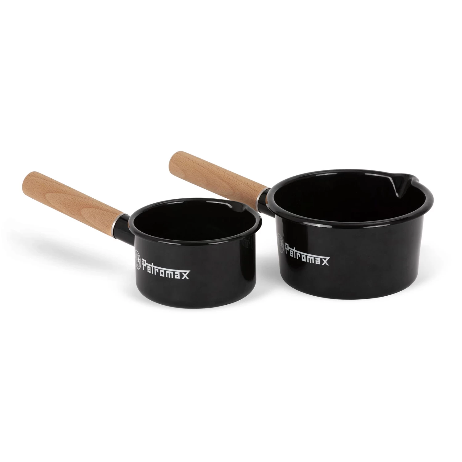 Petromax Stieltopf, Schwarz, Edelstahl/Holz, Ca. 1 Liter 3 Petromax Stieltopf, Schwarz, Edelstahl/Holz, Ca. 1 Liter – Bild 3