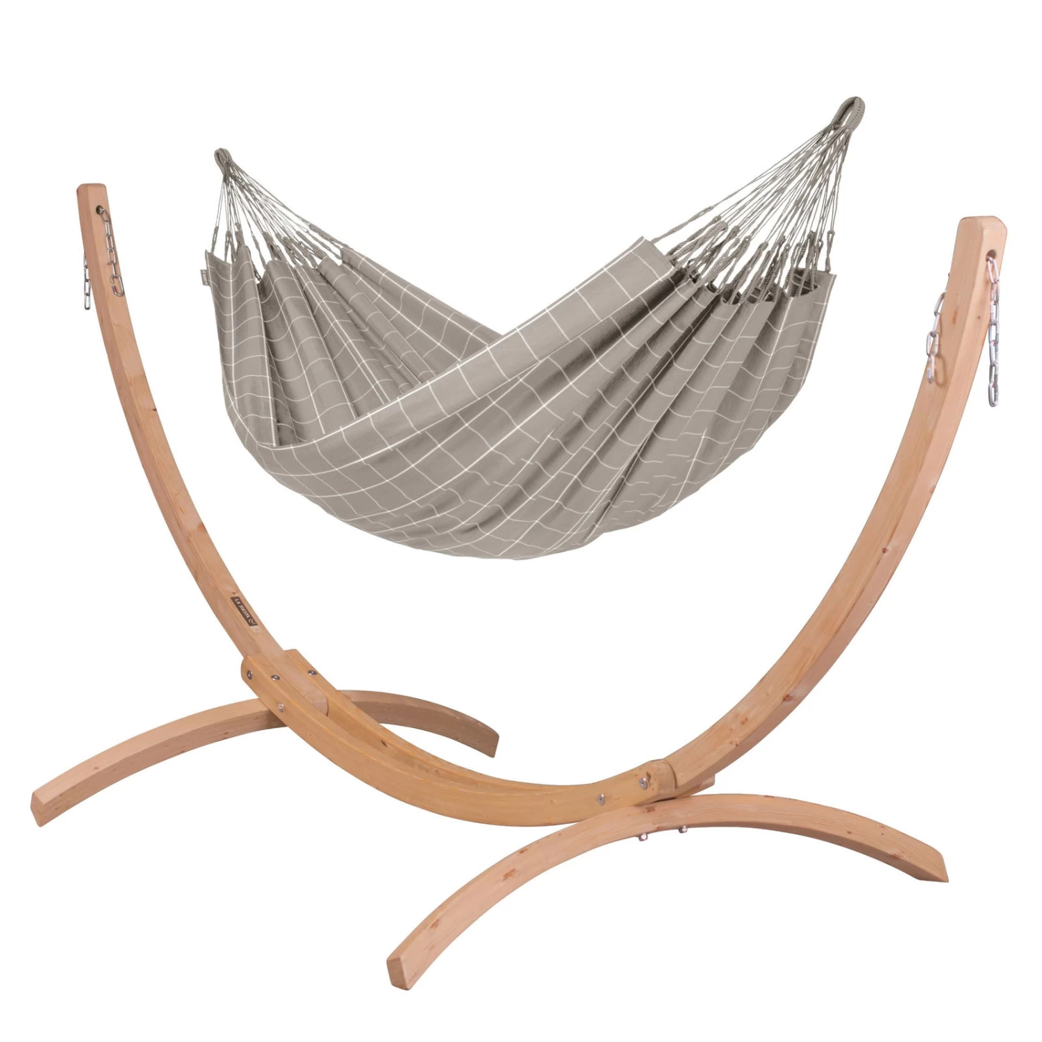 LA SIESTA Doppel-Hängematte Brisa, Almond, Outdoor Material, Bis 160 Kg, Wetterfest 5 LA SIESTA Doppel-Hängematte Brisa, Almond, Outdoor Material, Bis 160 Kg, Wetterfest – Bild 5