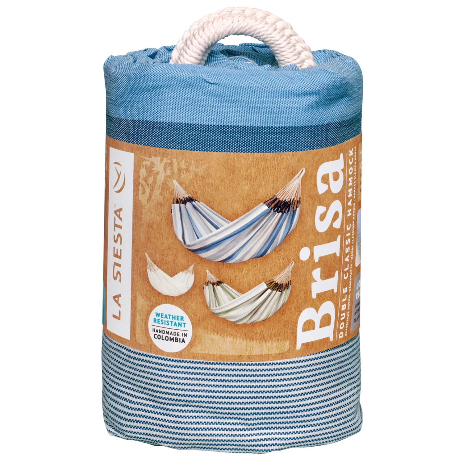 LA SIESTA Doppel-Hängematte 'Brisa', Sea Salt 2 LA SIESTA Doppel-Hängematte 'Brisa', Sea Salt – Bild 2