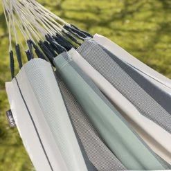 LA SIESTA Hängematte 'Modesta', Olive, L 300 X B 140 Cm -Gartenbedarf Verkäufe 3940200331 Single Haengematte Modesta Olive Bio Baumwolle 6 106176