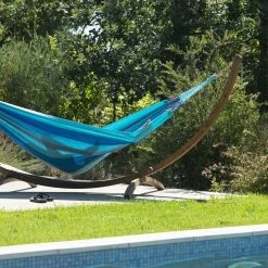 LA SIESTA Hängematte 'Modesta', Lagoon 7 LA SIESTA Hängematte 'Modesta', Lagoon -Gartenbedarf Verkäufe 3940200333 Doppel Haengematte Modesta Lagoon Bio Baumwolle 2 106099