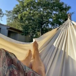 LA SIESTA Hängematte 'Modesta', Latte 8 LA SIESTA Hängematte 'Modesta', Latte -Gartenbedarf Verkäufe 3940200335 Doppel Haengematte Modesta Latte Bio Baumwolle 3 106107